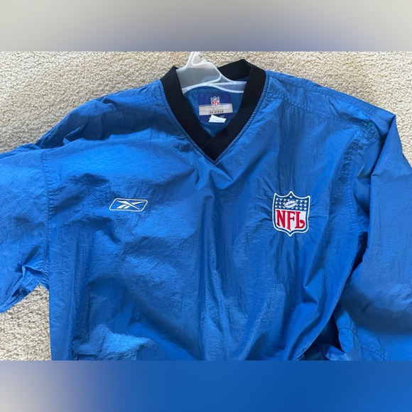 Reebok Vintage 90s On Field NFL Windbreaker Pullover - Picture 3 of 5